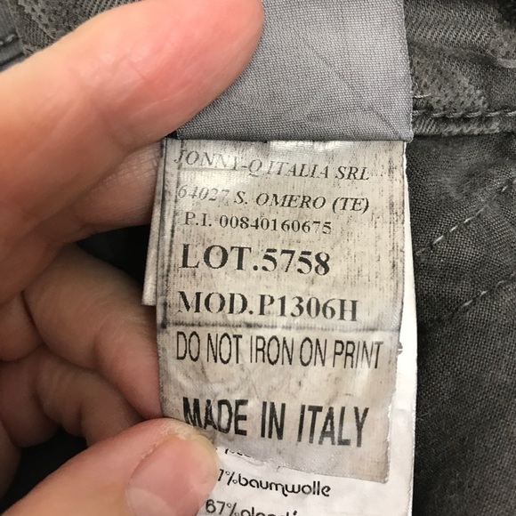 Jonny-Q grey printed jeans lead/vine design size27 - Picture 8 of 8